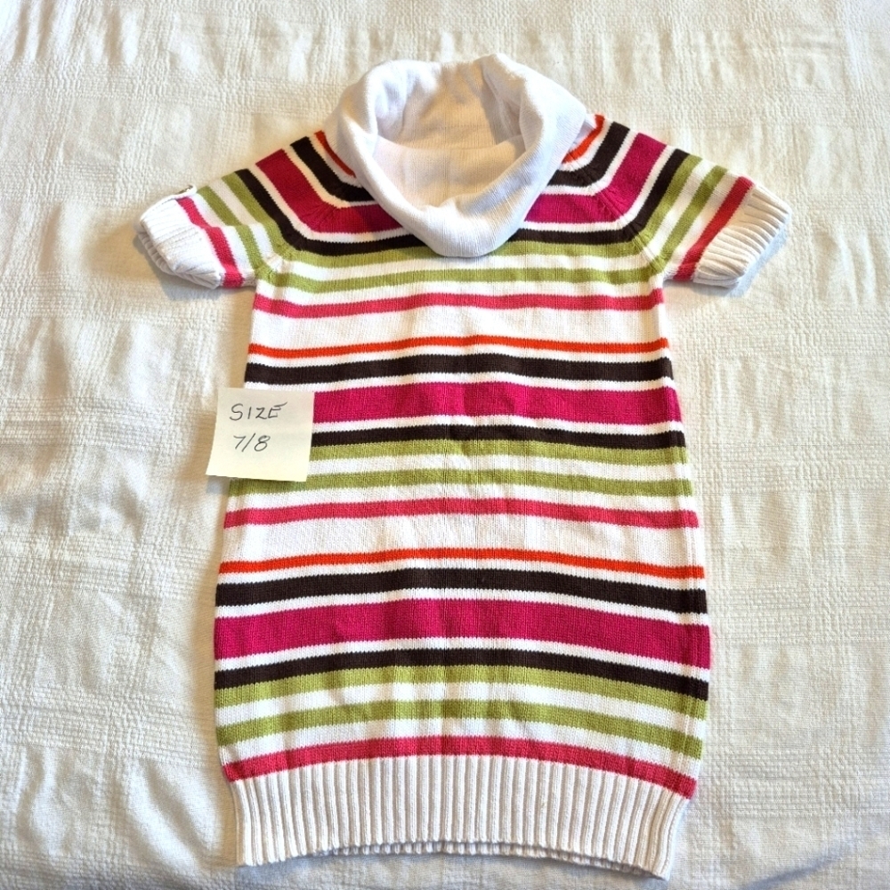 Gymboree girls size 7/8 or Medium Fall Homecoming line tunic sweater VGUC